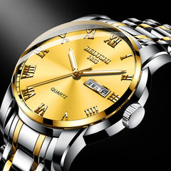 Premium Stainless Steel Men's Watch - Waterproof & Self-Winding