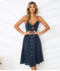 Backless Long Sheath Dress – Summer & Party Style