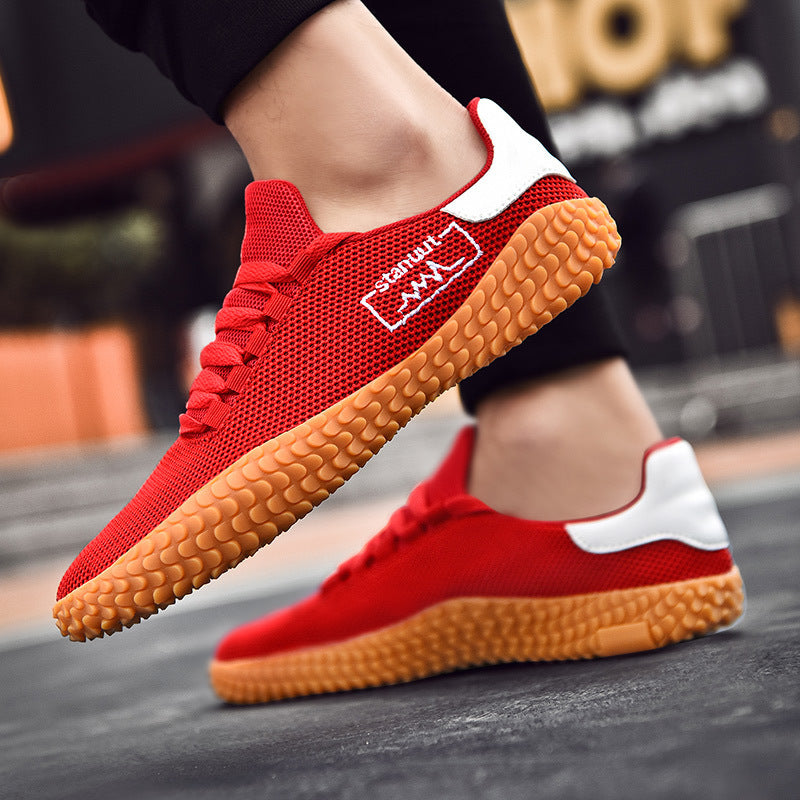 Men’s Breathable Knit Sneakers – Spring/Summer Casual Style
