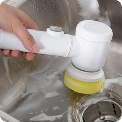 Electric 5-in-1 Cleaning Brush – For Bathtub & Home Use
