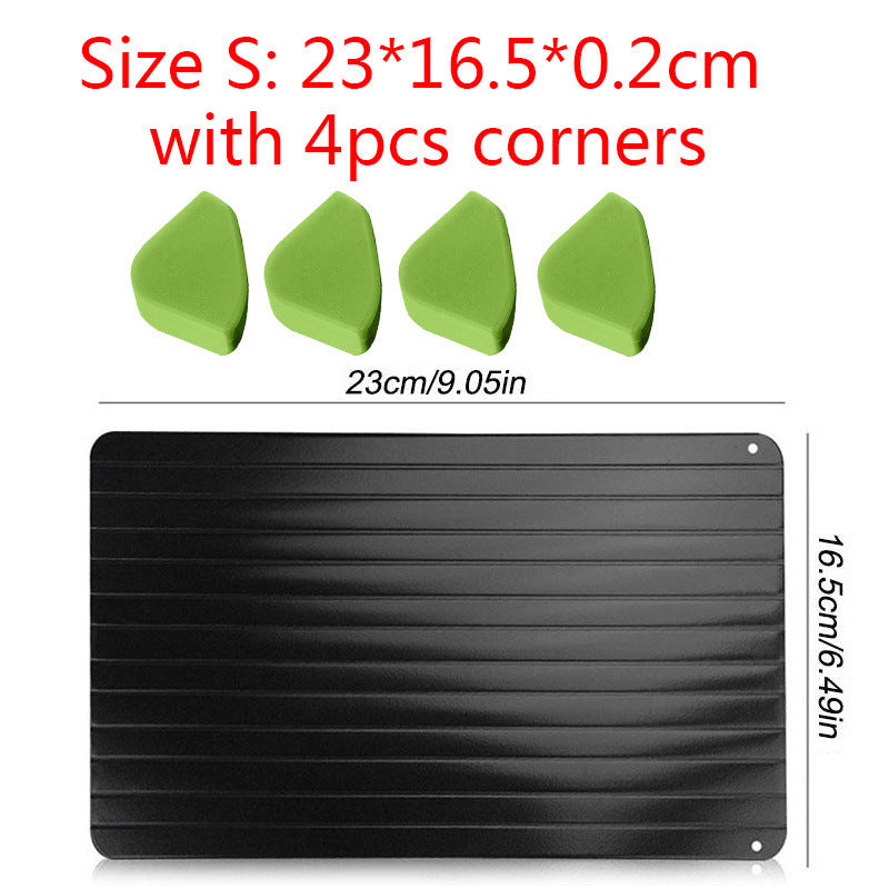 Quick Defrosting Tray – Aluminum Thawing Plate for Kitchen