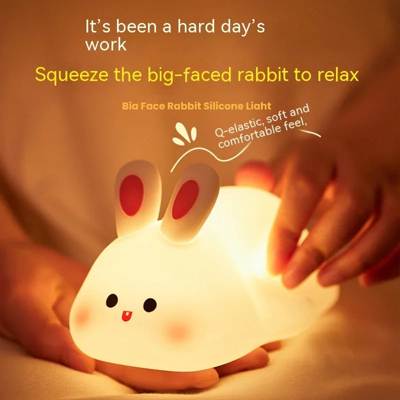 Adorable Rabbit Night Light – Perfect for Kids’ Rooms & Holidays