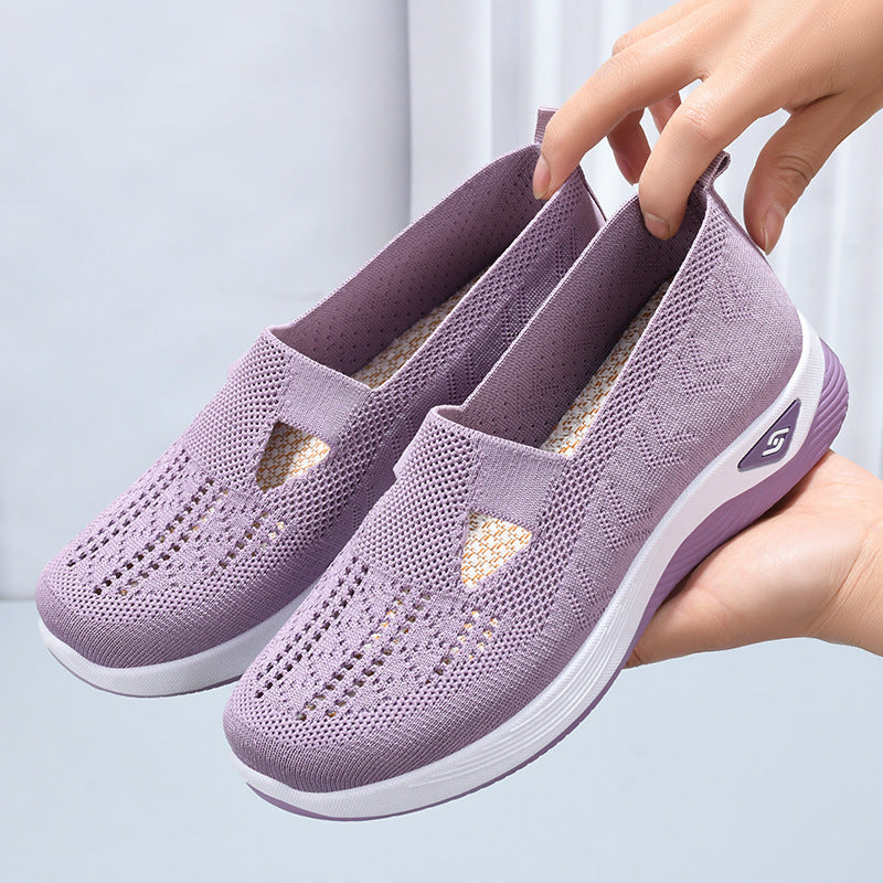 Women's Breathable Mesh Sneakers – Soft Sole & All-Day Comfort