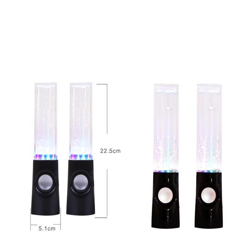Colorful Water Speaker – Stereo Sound & USB Powered