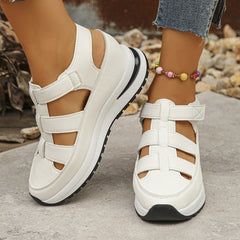 Women’s Summer Wedge Hollow Toe Breathable Shoes