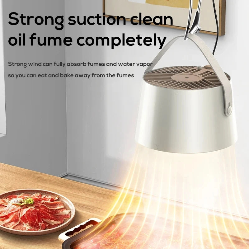 Mini USB Kitchen Hood – Portable Desktop Exhaust Fan