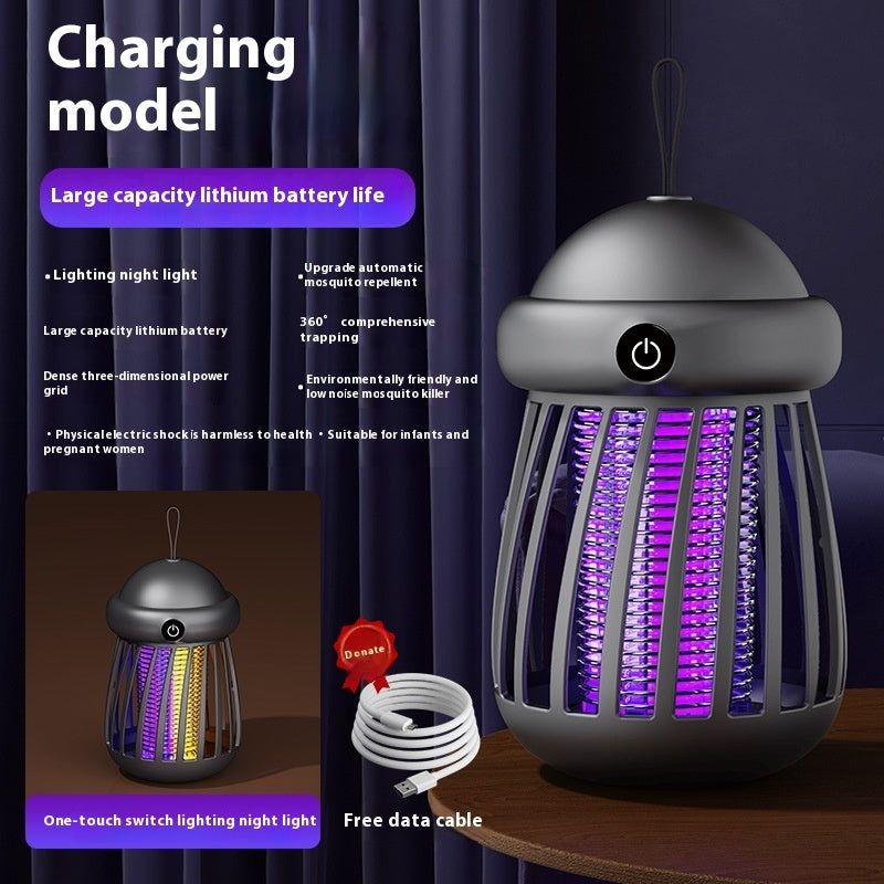 USB Mosquito Killer Lamp – Silent & Rechargeable Insect Trap