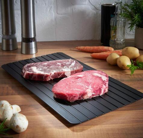 Quick Defrosting Tray – Aluminum Thawing Plate for Kitchen