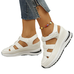 Women’s Summer Wedge Hollow Toe Breathable Shoes