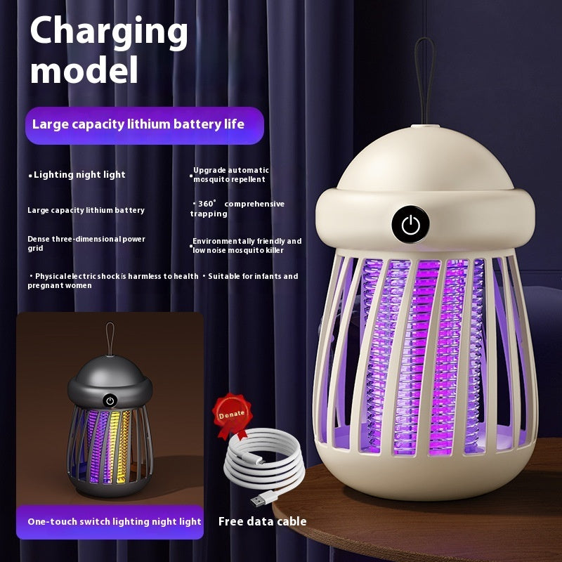 USB Mosquito Killer Lamp – Silent & Rechargeable Insect Trap