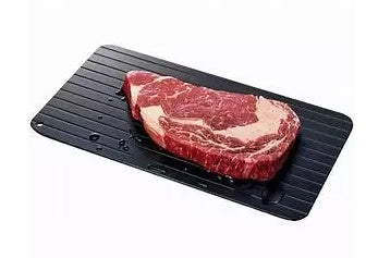 Quick Defrosting Tray – Aluminum Thawing Plate for Kitchen