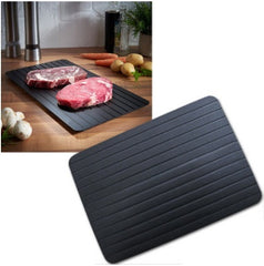 Quick Defrosting Tray – Aluminum Thawing Plate for Kitchen