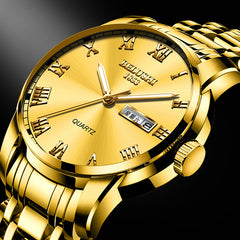 Premium Stainless Steel Men's Watch - Waterproof & Self-Winding