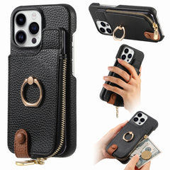 Multi-Function Phone Case – Ring, Zipper & Card Holder for 16 Phones