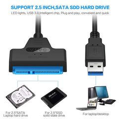 USB 3.0/Type-C to SATA Adapter for 2.5" Drives