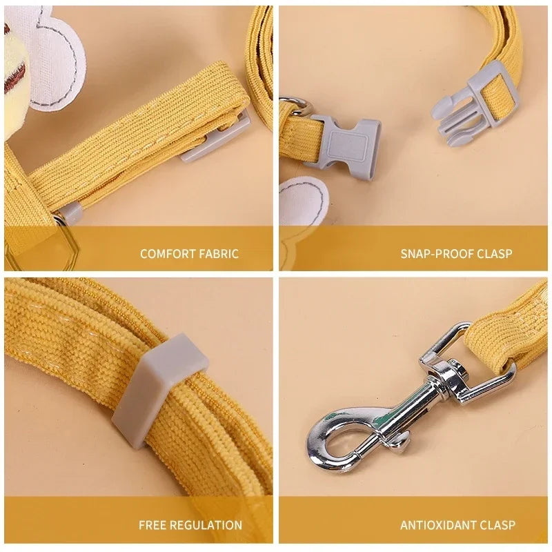 Adjustable Bee Harness & Leash Set – For Small Pets & Outdoor Walks