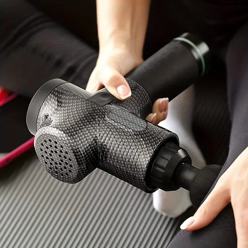 Electric Massage Gun – Deep Tissue Percussion for Neck, Back & Body