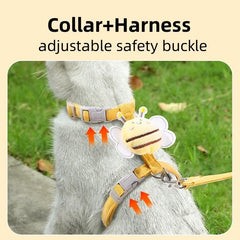 Adjustable Bee Harness & Leash Set – For Small Pets & Outdoor Walks