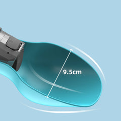 800ml Portable Dog Water Bottle with Foldable Bowl – Travel Pet Accessory
