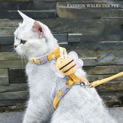 Adjustable Bee Harness & Leash Set – For Small Pets & Outdoor Walks