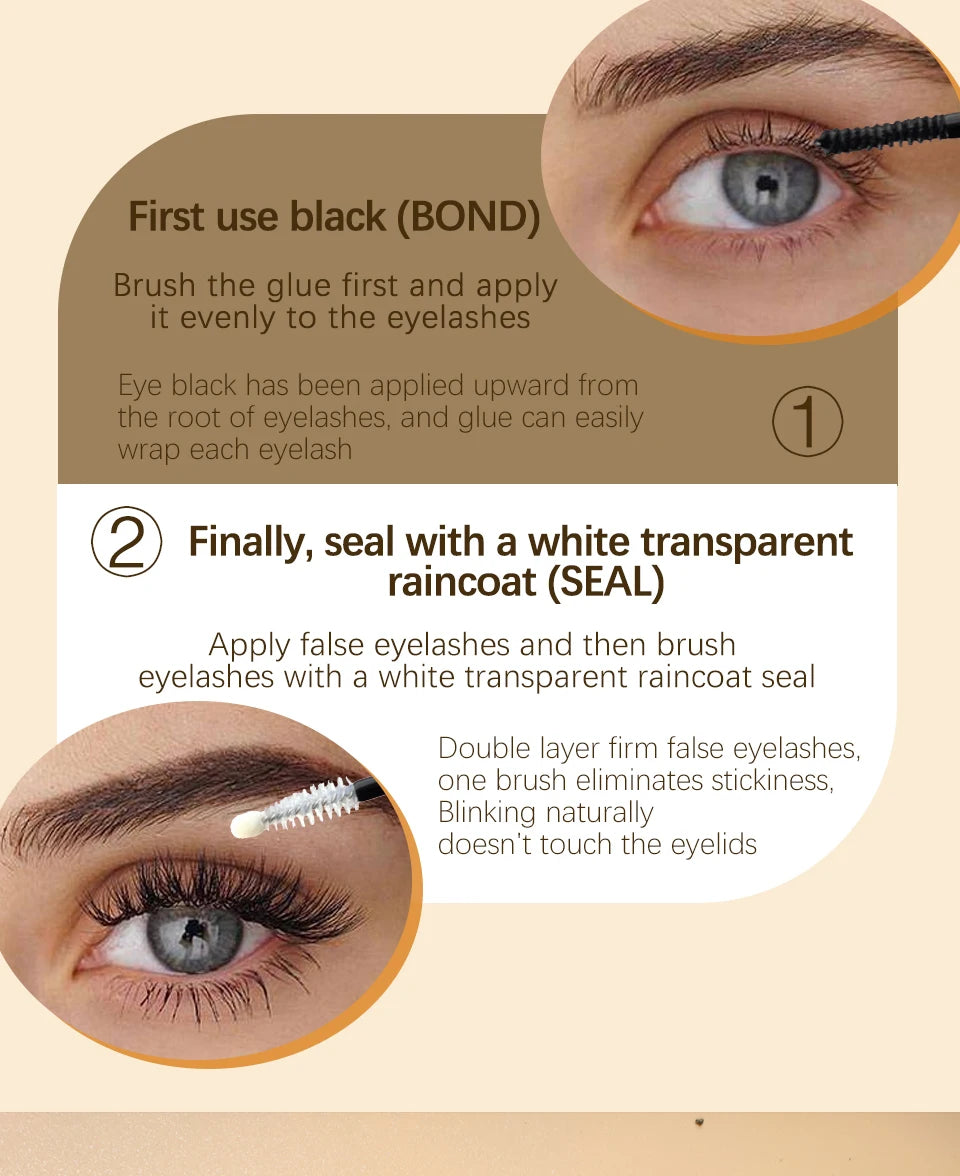 Lash Glue & Seal – Waterproof, Long-Lasting Eyelash Adhesive