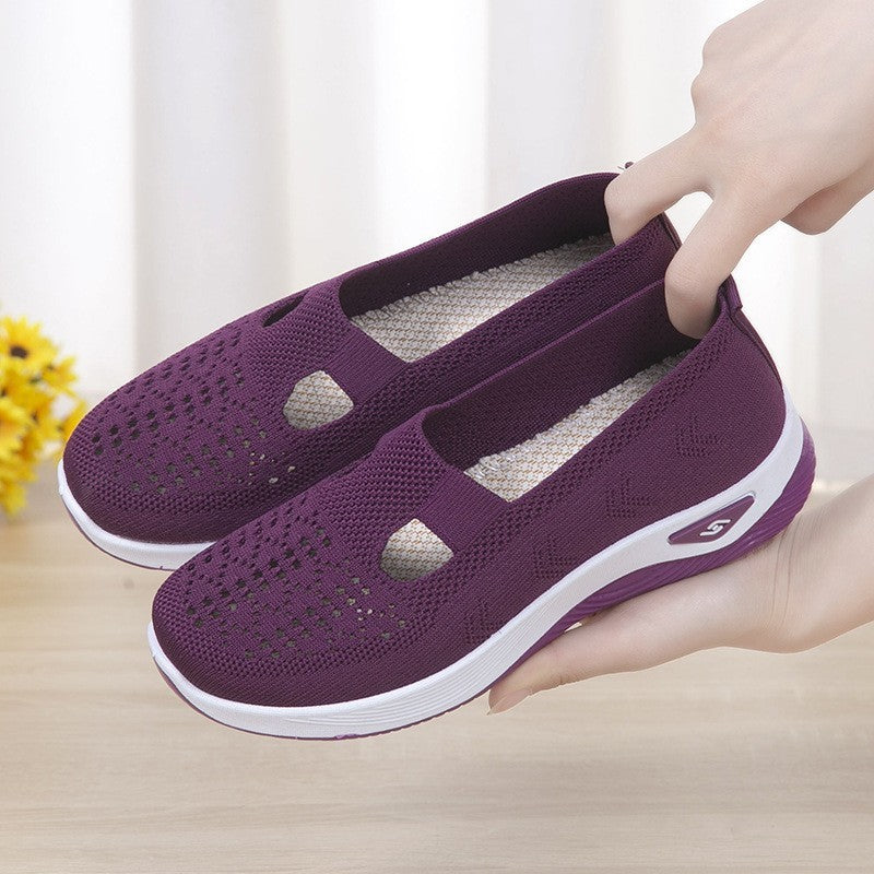 Women's Breathable Mesh Sneakers – Soft Sole & All-Day Comfort