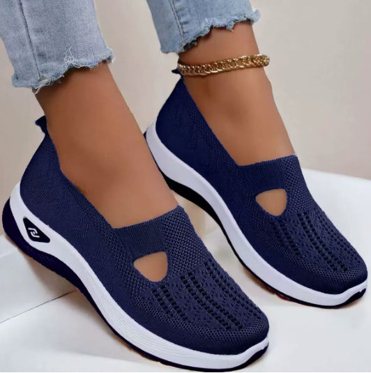 Women's Breathable Mesh Sneakers – Soft Sole & All-Day Comfort