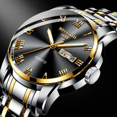 Premium Stainless Steel Men's Watch - Waterproof & Self-Winding