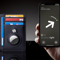 AirTag Card Wallet – RFID, Anti-Theft, Slim Design